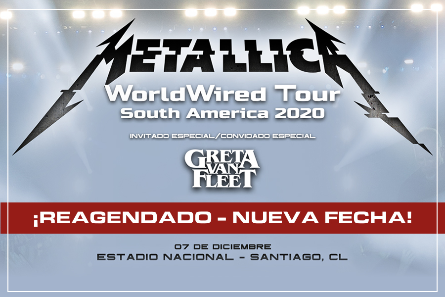 ¡Nueva fecha de Metallica en Chile!