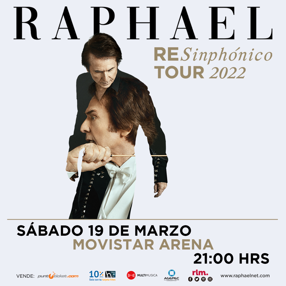 El mundialmente elogiado espectáculo del icónico artista tiene nuevas fechas para Chile: 18 y 19 de marzo 2022